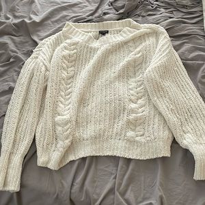 Express White Sweater